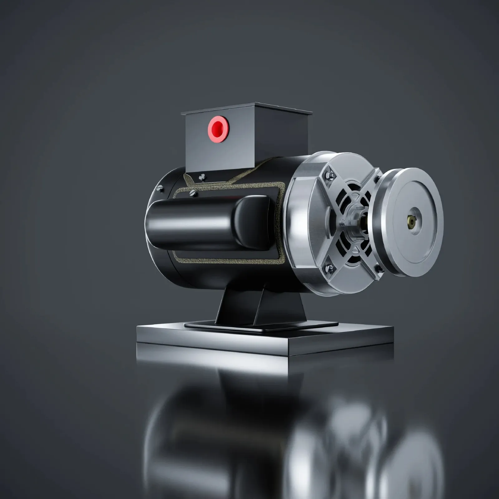 High quality industrial motor 3D model