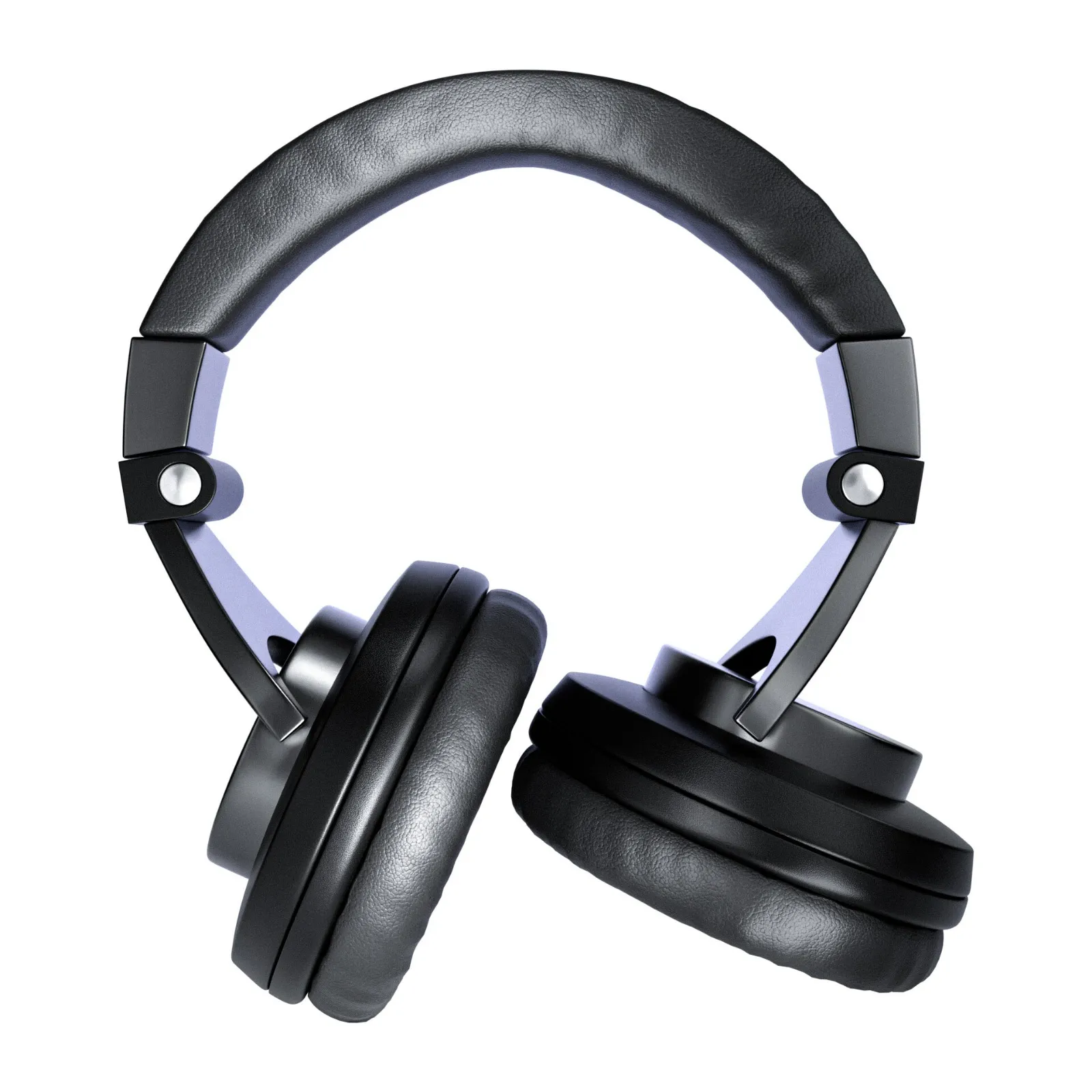 Headphone 3D render top view